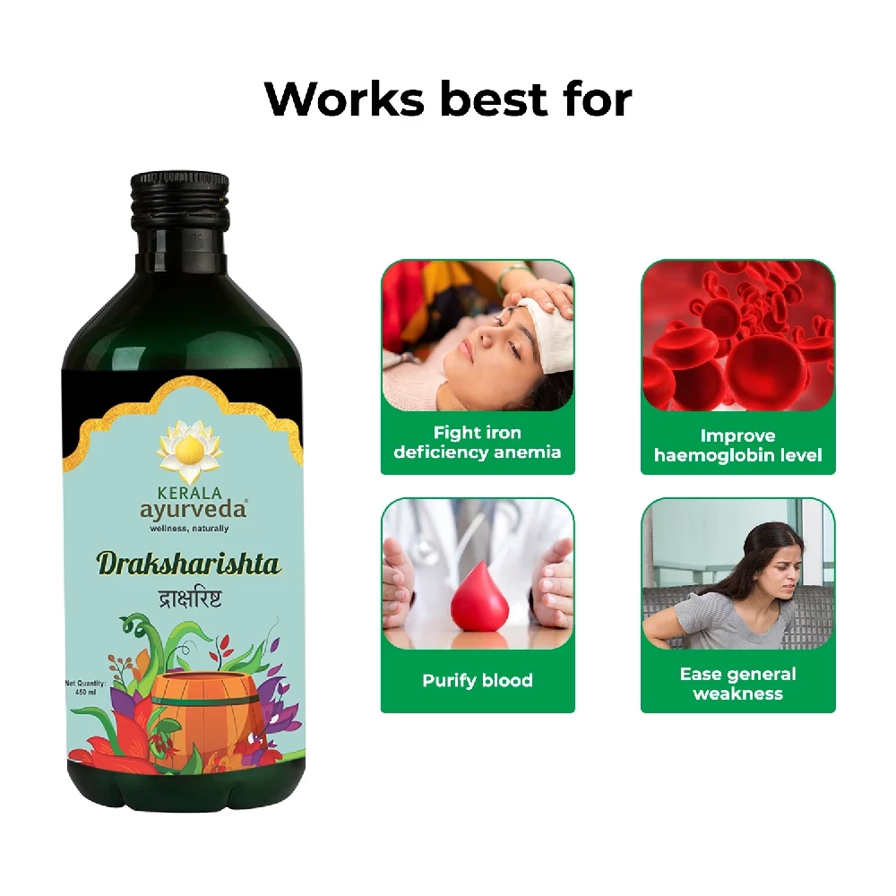 Kerala Ayurveda Draksharishtam, 450 ml-4.webp